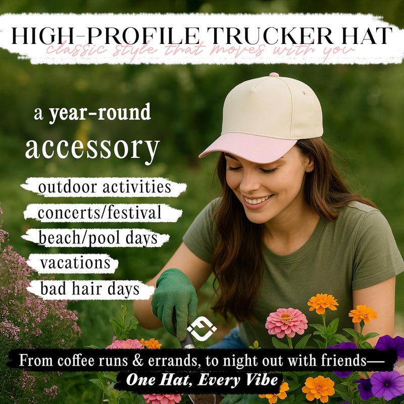 Funky Junque Vintage Canvas Snapback Hat - Adjustable 2 Tone Cap for Men Women - Put It On My, Cowboy, Girl Dad, Funny - Image 2